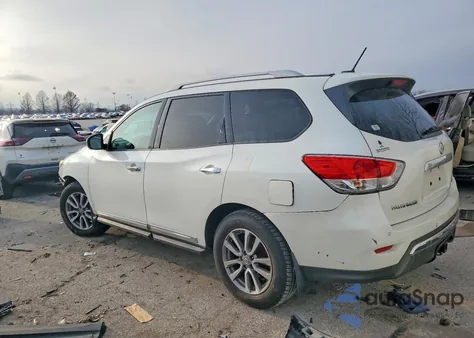 2016 Nissan Pathfinder S из США, поврежденный, VIN 5N1AR2MM6GC654976